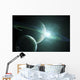 Marvelous Sunrise Alien Moon Wall Decal