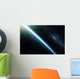 Lone Satellite Drifts Silently Wall Decal