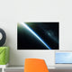 Lone Satellite Drifts Silently Wall Decal