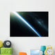 Lone Satellite Drifts Silently Wall Decal