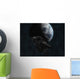 Asteroid Front Earth Wall Decal Design 6