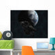 Asteroid Front Earth Wall Decal Design 6