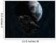 Asteroid Front Earth Wall Decal Design 6