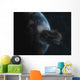 Asteroid Front Earth Wall Decal Design 5