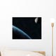 Earth and Moon Wall Decal