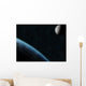 Earth and Moon Wall Decal