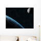 Earth and Moon Wall Decal