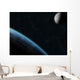 Earth and Moon Wall Decal