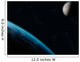 Earth and Moon Wall Decal