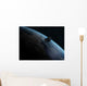 Asteroid Front Earth Wall Decal Design 4