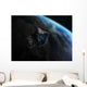 Asteroid Front Earth Wall Decal Design 3