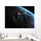 Asteroid Front Earth Wall Decal Design 3