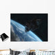Asteroid Front Earth Wall Decal Design 2