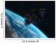 Asteroid Front Earth Wall Decal Design 2