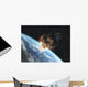 Asteroid Front Earth Wall Decal Design 1