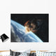 Asteroid Front Earth Wall Decal Design 1
