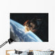 Asteroid Front Earth Wall Decal Design 1