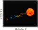 Solar System Wall Decal Design 7