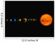 Solar System Wall Decal Design 6