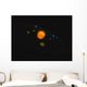 Solar System Wall Decal Design 1