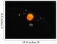 Solar System Wall Decal Design 1