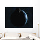 Earth and Moon Wall Decal Design 2