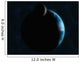 Earth and Moon Wall Decal Design 2