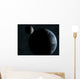 Earth and Moon Wall Decal Design 1