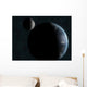 Earth and Moon Wall Decal Design 1