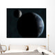 Earth and Moon Wall Decal Design 1