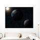 Earth Moon and Sun Wall Decal Design 1