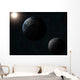 Earth Moon and Sun Wall Decal Design 1