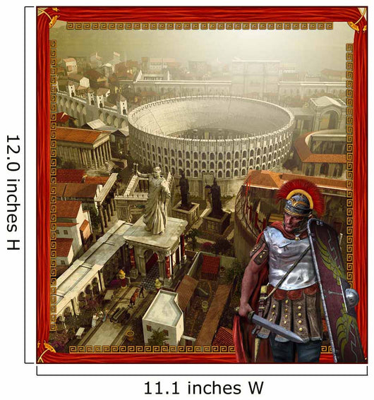Roman Legionnaire with Roman Wall Decal