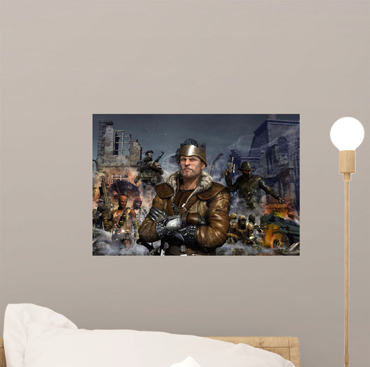 Partisan and Rebels Left Wall Decal