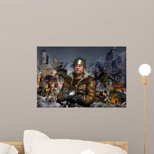 Partisan and Rebels Left Wall Decal