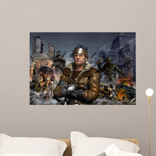 Partisan and Rebels Left Wall Decal