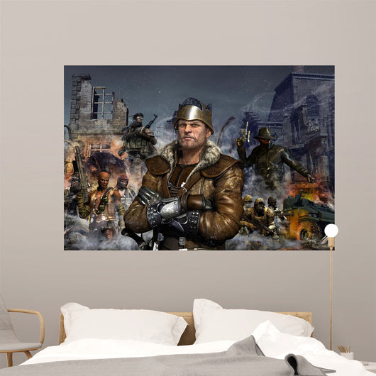 Partisan and Rebels Left Wall Decal