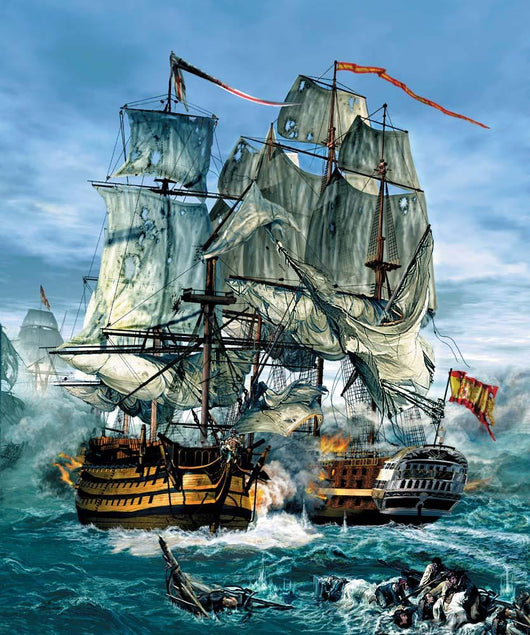Naval Warfare Was Dominated Wall Decal