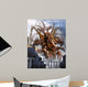 Giant Kraken Emerging out Wall Decal