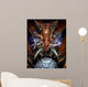 Head Red Dragon Wall Decal
