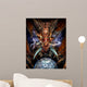 Head Red Dragon Wall Decal