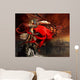 Woman Playing Magical Violin Wall Decal