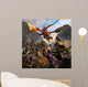 Red Dragon and Orcs Wall Decal