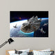 Millennium Falcon Being Escorted Wall Decal