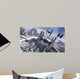 Tie Fighters Patrol over Wall Decal