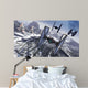 Tie Fighters Patrol over Wall Decal