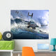 Battle Fictional Ocean Planet Wall Decal