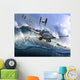 Battle Fictional Ocean Planet Wall Decal