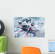 X-wing Attacking Tie Fighter Wall Decal