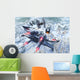 X-wing Attacking Tie Fighter Wall Decal